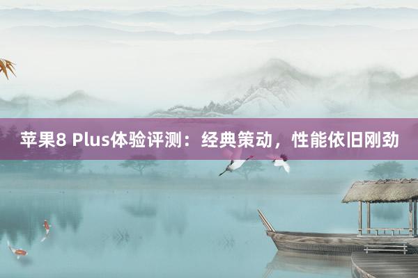 苹果8 Plus体验评测：经典策动，性能依旧刚劲